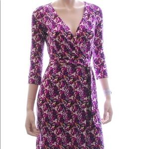 ⚫️💟 DIANE VON FURSTENBERG Amethyst Wrap Dress